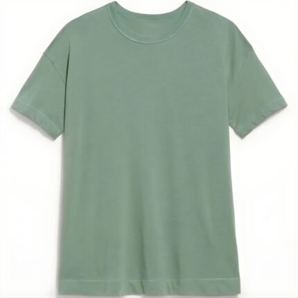 Sportzix Premium Sage Green Cotton Crew Neck T-Shirt for Everyday Wear